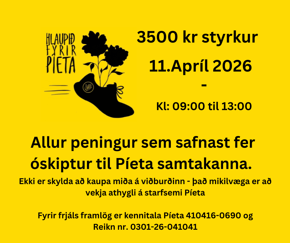 Hlaupið fyrir Píeta 2026