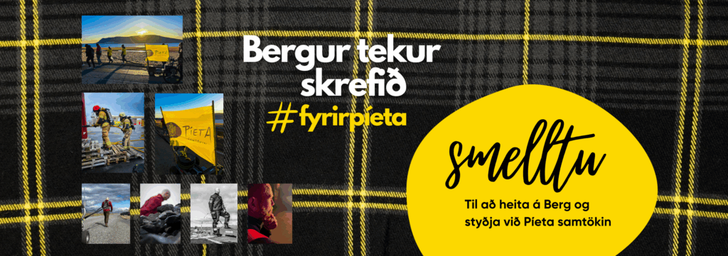 Bergur tekur skrefið fyrir vonina.
